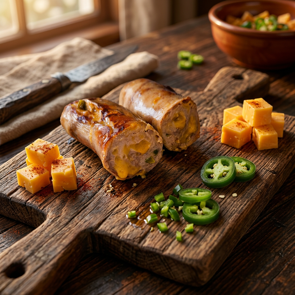 Wilde Cheddar Jalapeno Bratwurst